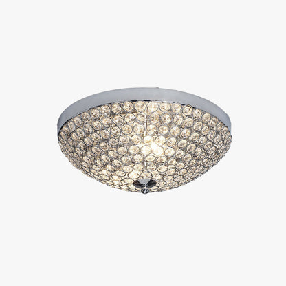 Ceiling Light Flush Mount Crystal Glass For Bedroom And Living Room