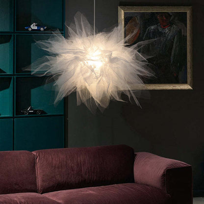 Soft Ambient Glow Fabric Pendant Light