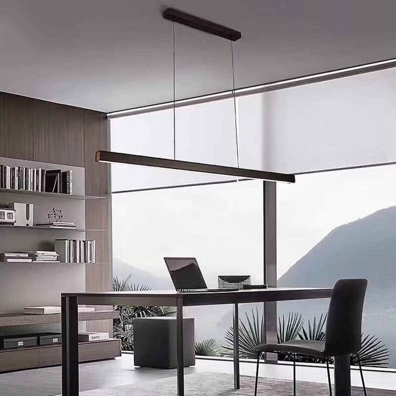 Pendant Light Linear Monochrome Dimmable For Room Dining