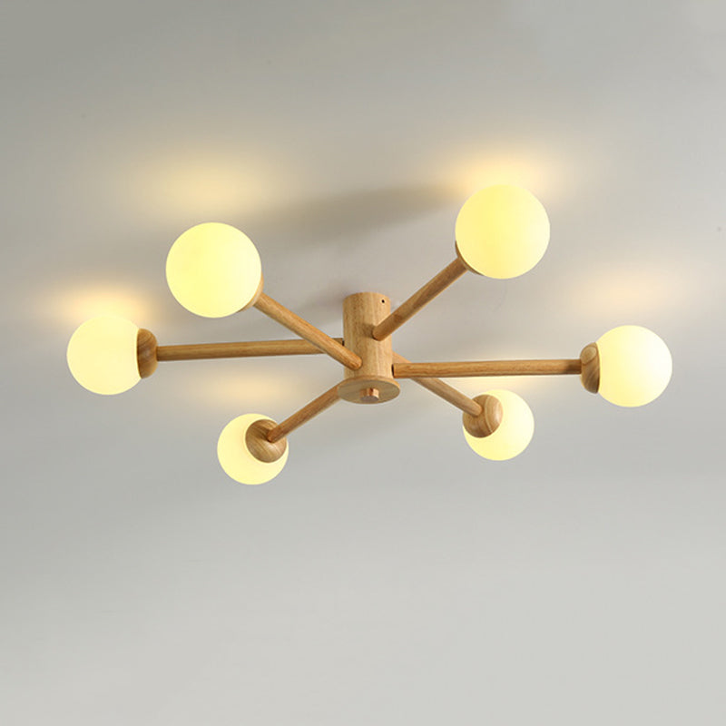 LED Ceiling Light With E27 Base NovaGlow Six Or Eight Head
