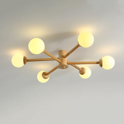 LED Ceiling Light With E27 Base NovaGlow Six Or Eight Head
