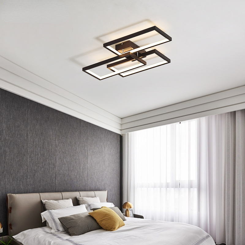 Flush Mount Rectangular Ceiling Light Dual Colour