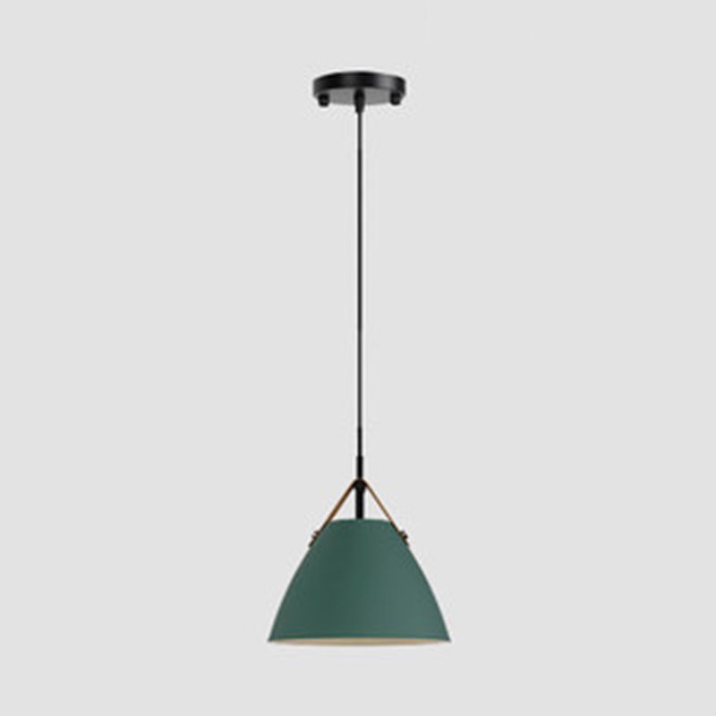 Black White Dimmable Metal Pendant Shaped Frisbee Light