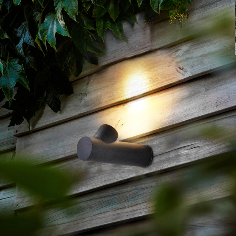 White And Black Contemporary Outdoor Waterproof Wall Light
