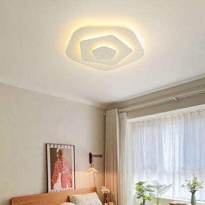 Layered Petal Design Rose Petal Ceiling Light