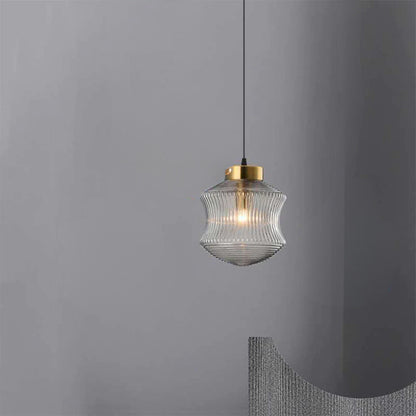 Cozy Ambience Glass LED Smoke Pendant Light
