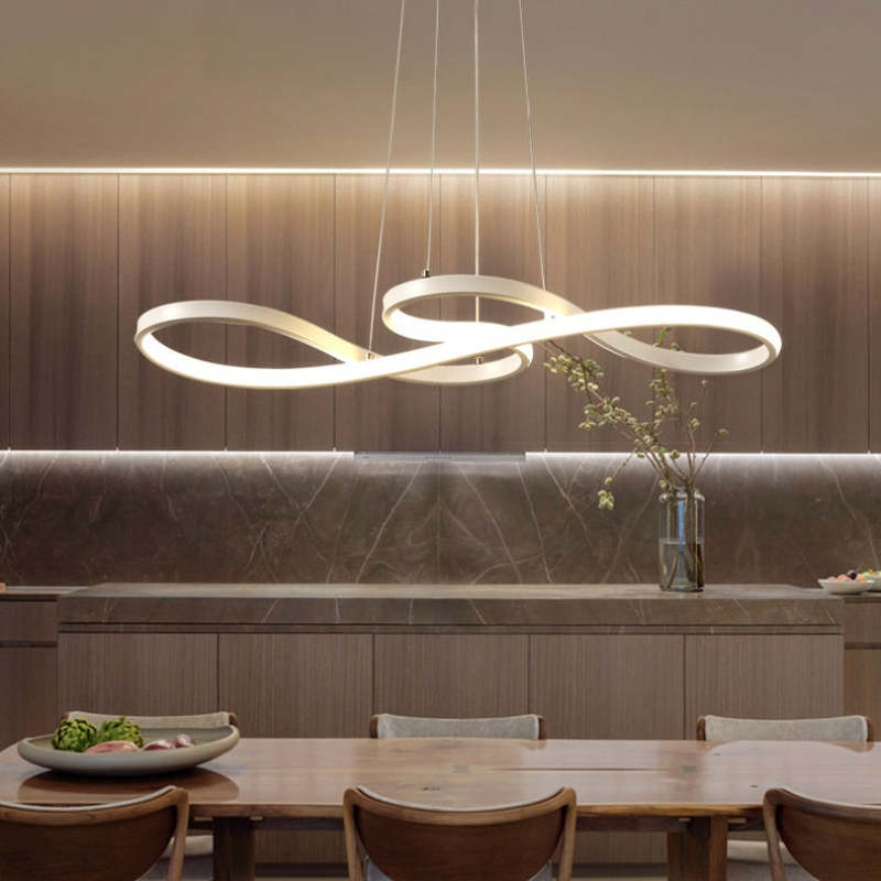 Warm Ambient Glow Musical Note Pendant Light