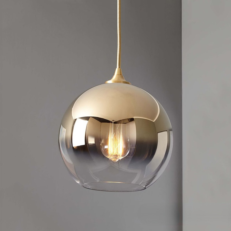 Gentle Gradient Glow Frosted Balloon Pendant Light