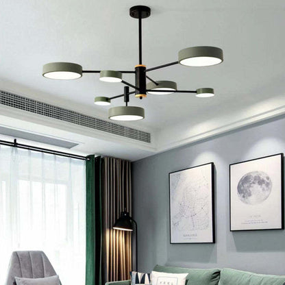 Warm Glow Pendant Light With Metal Frame Elegant