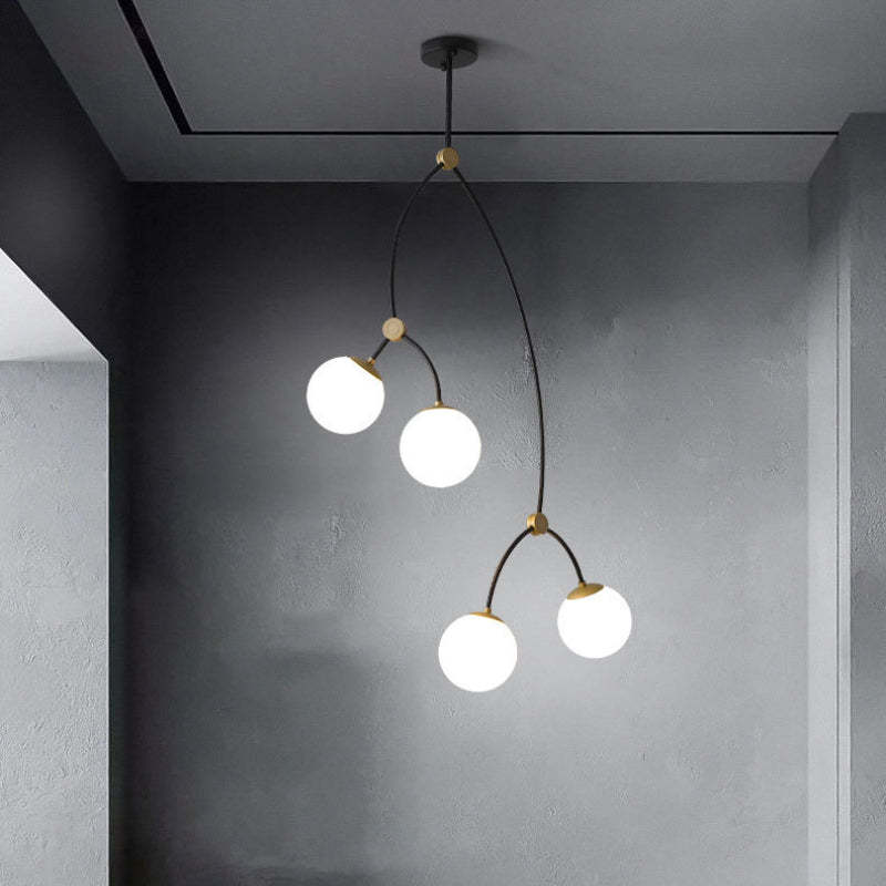 Chandelier Pendant Glass Minimalist For Room Living