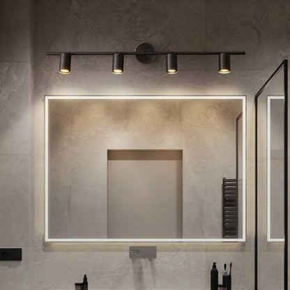 Rotatable Wall Lamp Cylinder Brass Modern Spotlight