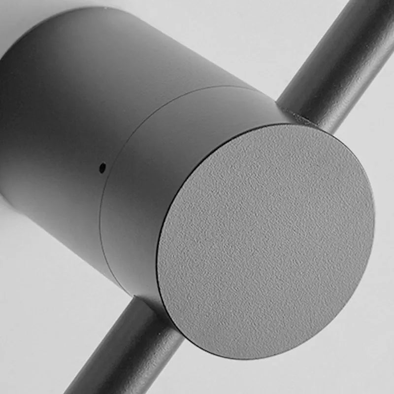 Minimalist Adjustable Linear Black Outdoor Wall Light
