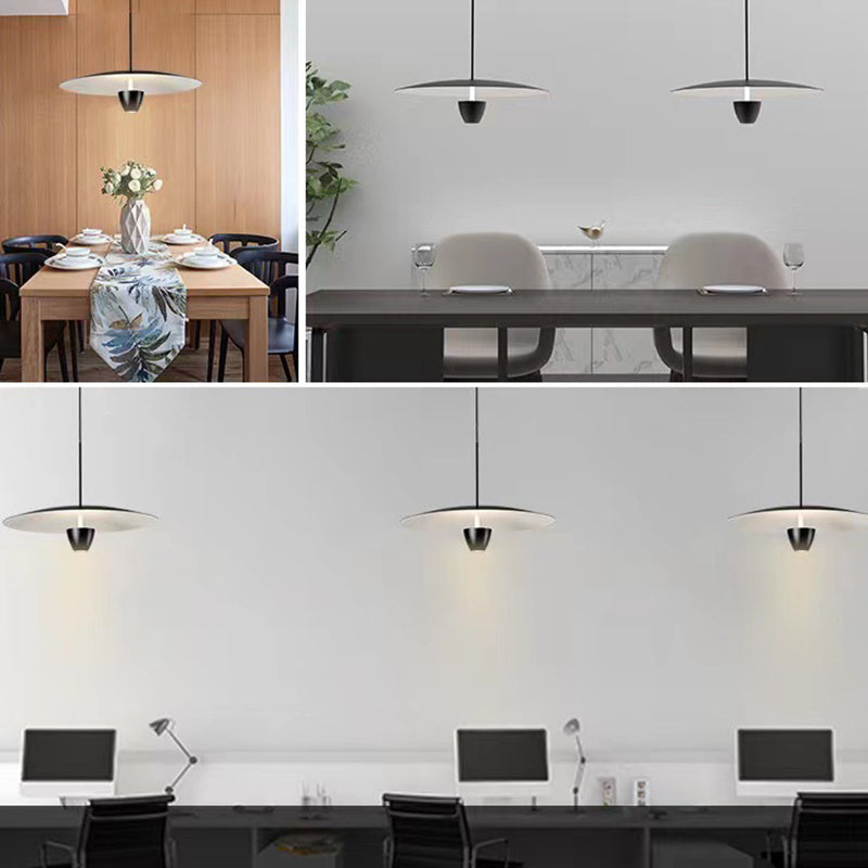 Black Nordic Cluster Pendant Light featuring Warm Glow