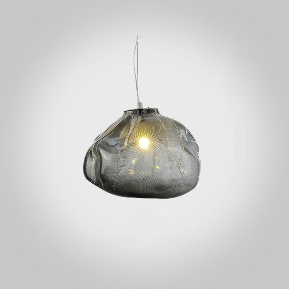 Ambient Glow Glass Globe Minimalist Pendant Light