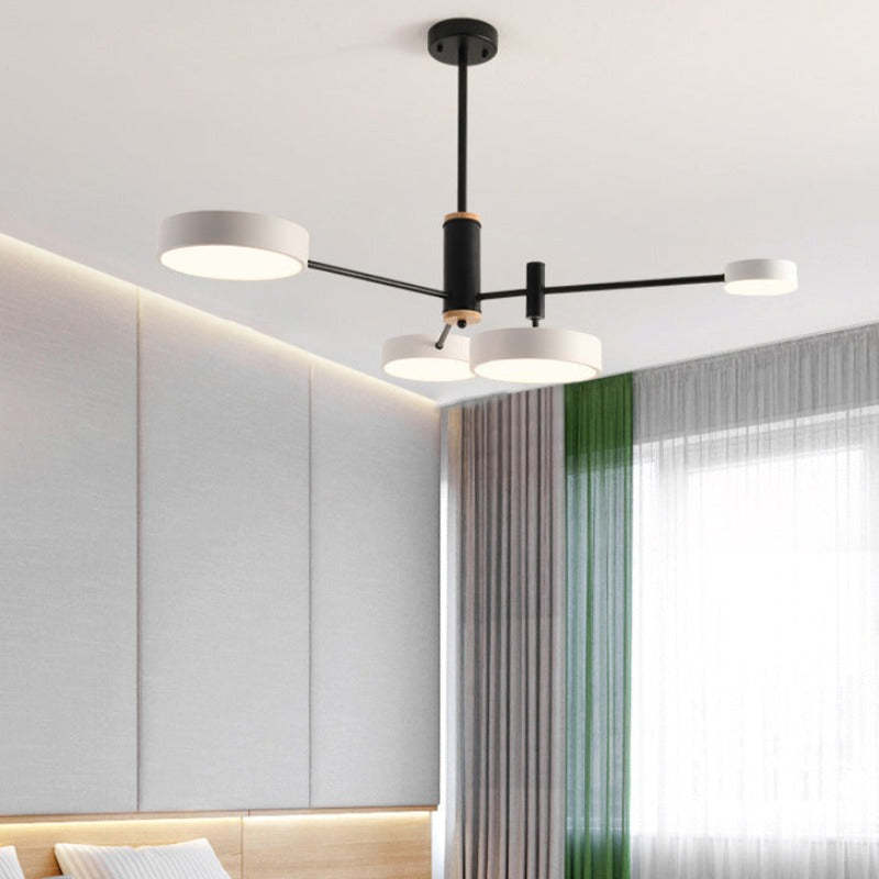 Warm Glow Pendant Light With Metal Frame Elegant