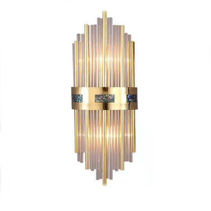 Warm White Dimmable 18cm Diameter Bedside Light Crystal Wall Lamp