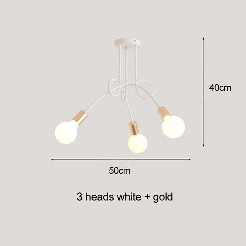 Metal Linear NovaLine Ceiling Curve Light For Living And Dining Rooms