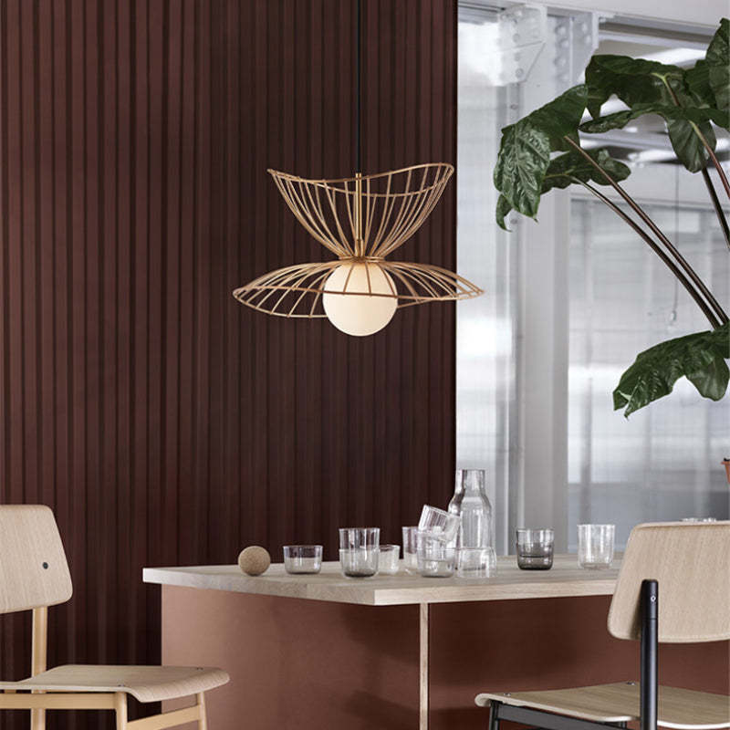 Gold and Black Modern Metal Pendant Light for Kitchen Island