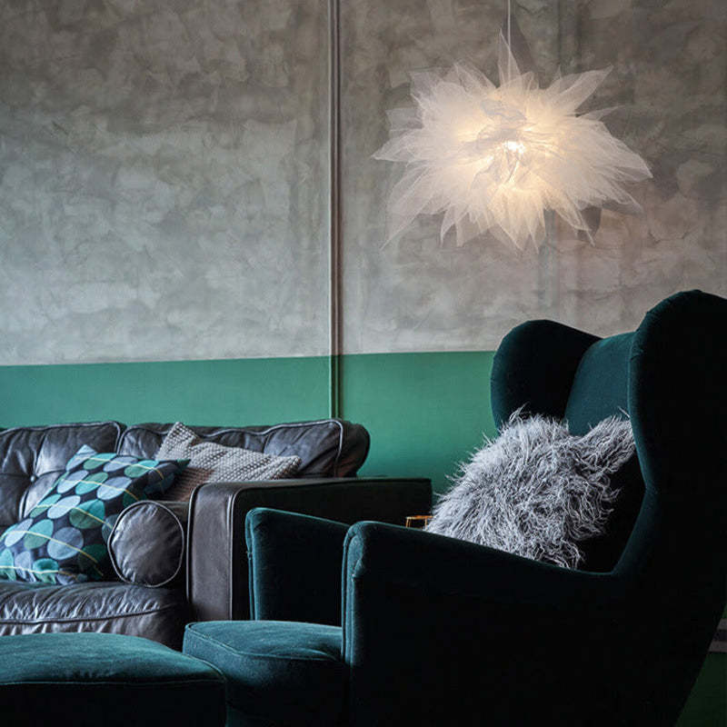 Soft Ambient Glow Fabric Pendant Light