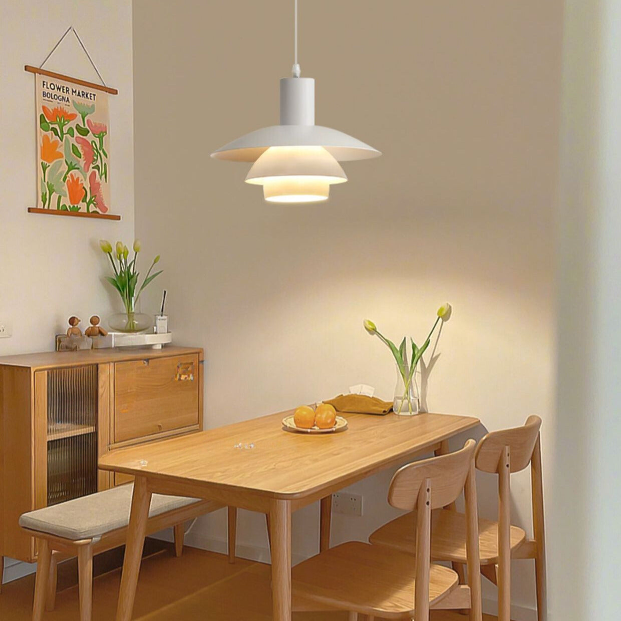 Pendant Light Contemporary LED With Ambient Glow