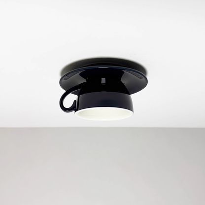 Bedroom And Living Rooms Flush Ceramic Ceiling Light Luna