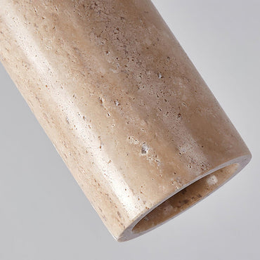 Pendant Light With Warm Ambient Glow Travertine