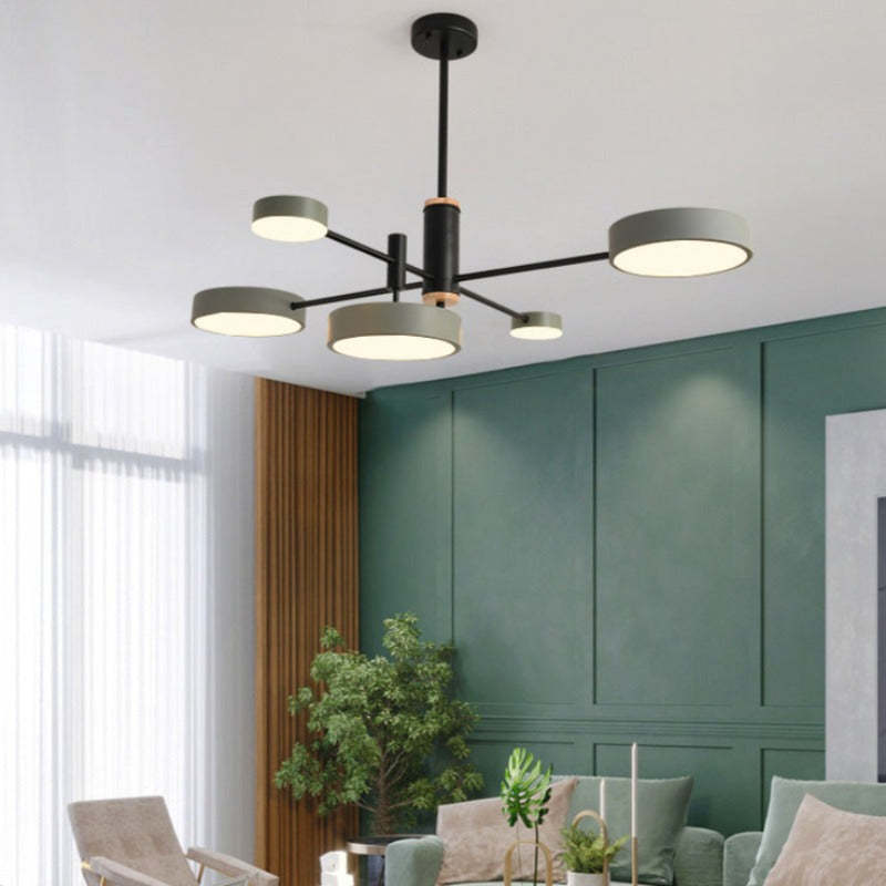 Warm Glow Pendant Light With Metal Frame Elegant