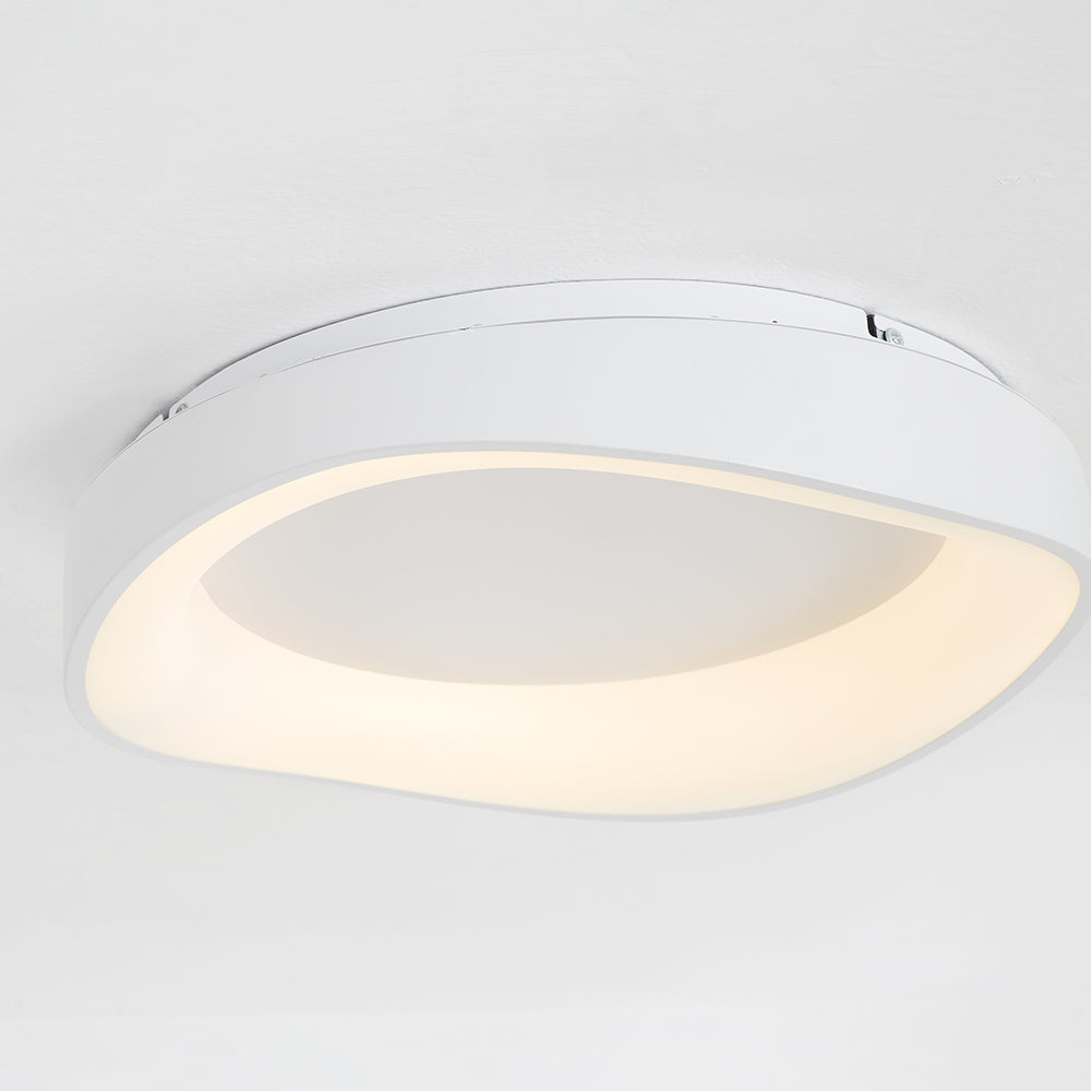 Ceiling Light Elegant Flush Mount Wave For Living Room And Bedroom