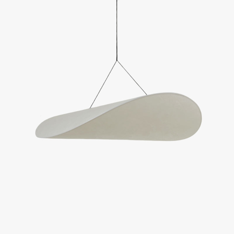Pendant Light Vintage Art Deco With White Silk Metal For Glow Ambient
