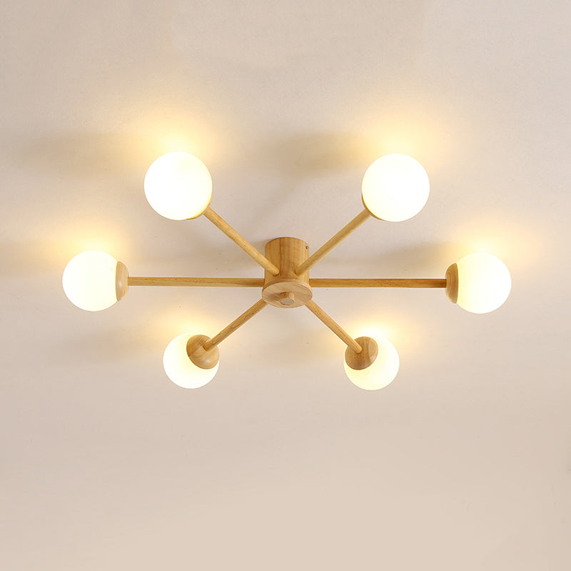 LED Ceiling Light With E27 Base NovaGlow Six Or Eight Head