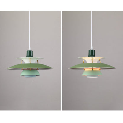 15 Colors Pendant Light With Vibrant Umbrella
