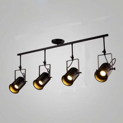 Adjustable Elegant Semi Flush Black Ceiling Light