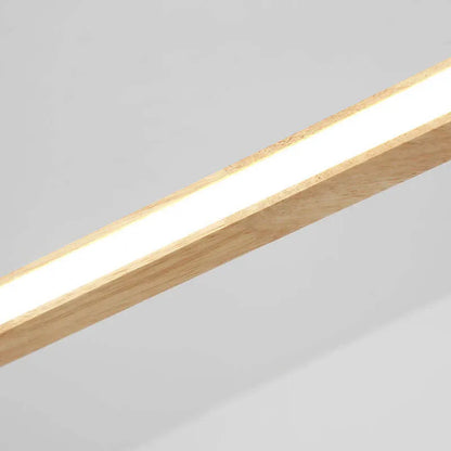 Dimmable Color Temperature Oval Wood Pendant Light
