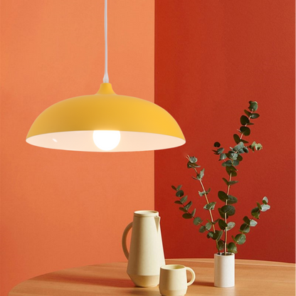 Modern Dining Colorful Dome Pendant Light