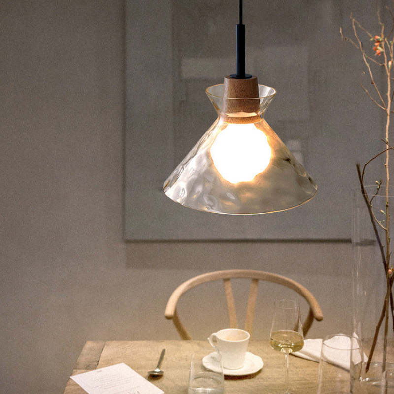 Dining Ambience Elevates Geometric Glass Pendant Light