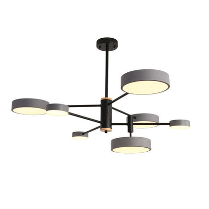 Warm Glow Pendant Light With Metal Frame Elegant