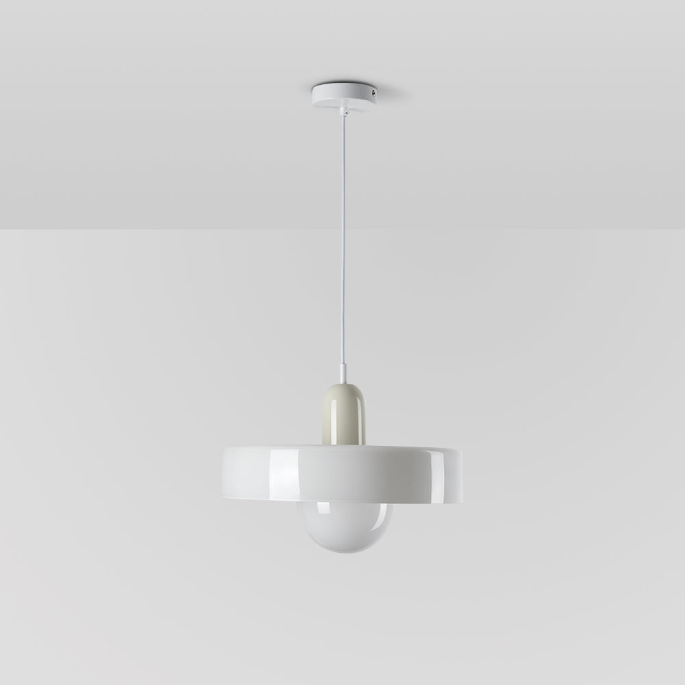 Warm Glow Vintage Glass Pendant Light
