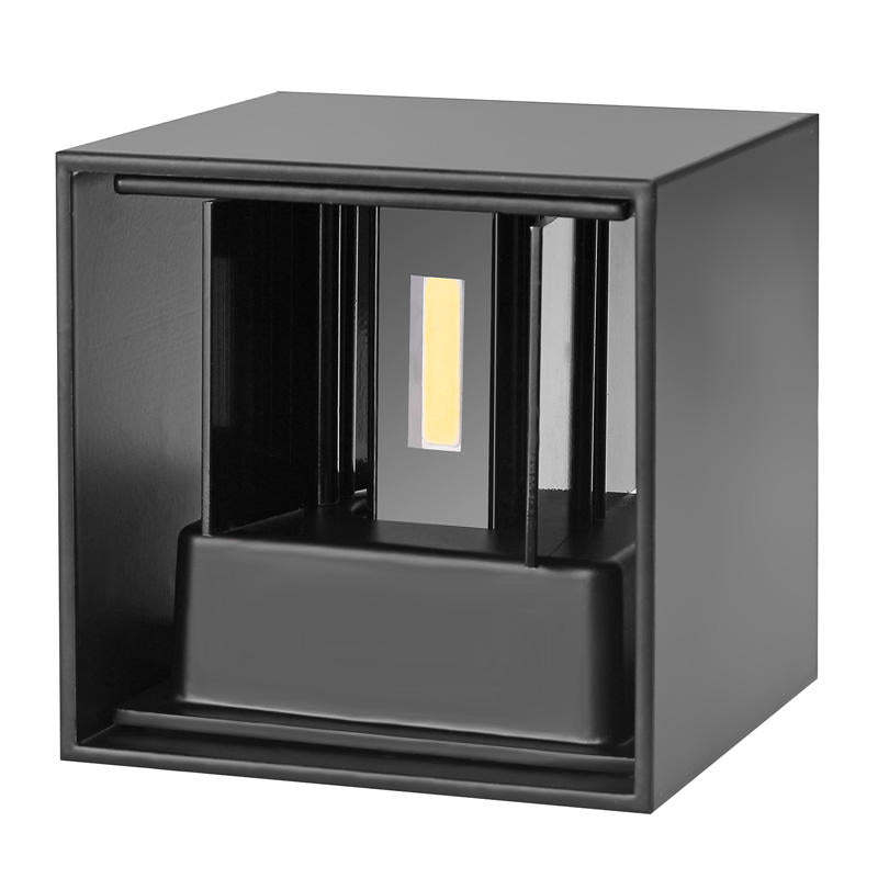 Adjustable Beam Outdoor LED Square Wall Light