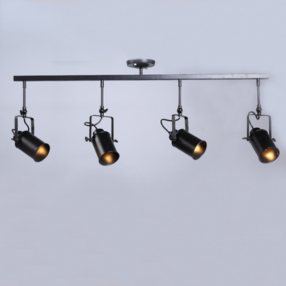 Adjustable Elegant Semi Flush Black Ceiling Light