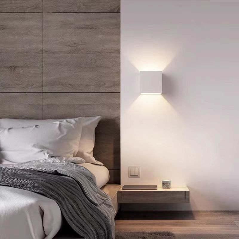 Adjustable Beam Outdoor LED Square Wall Light