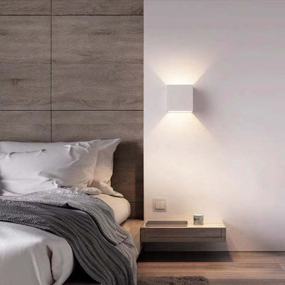 Adjustable Beam Outdoor LED Square Wall Light