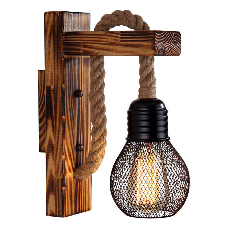 Wall Lamp For Hallways And Living Rooms Solid Timber