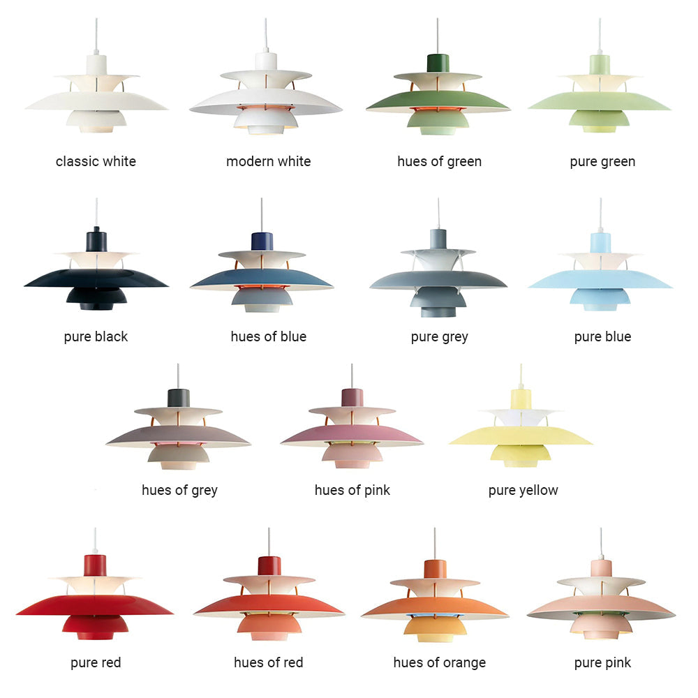 15 Colors Pendant Light With Vibrant Umbrella