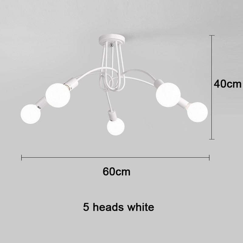 Metal Linear NovaLine Ceiling Curve Light For Living And Dining Rooms