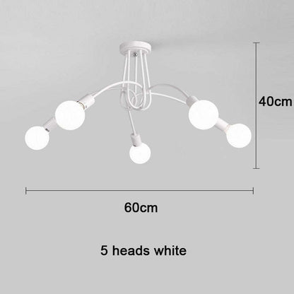 Metal Linear NovaLine Ceiling Curve Light For Living And Dining Rooms