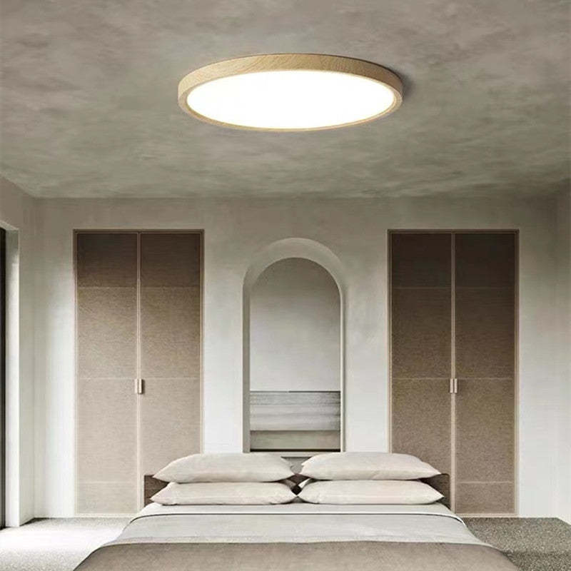 Ceiling Light Wood Finish Wabi Sabi