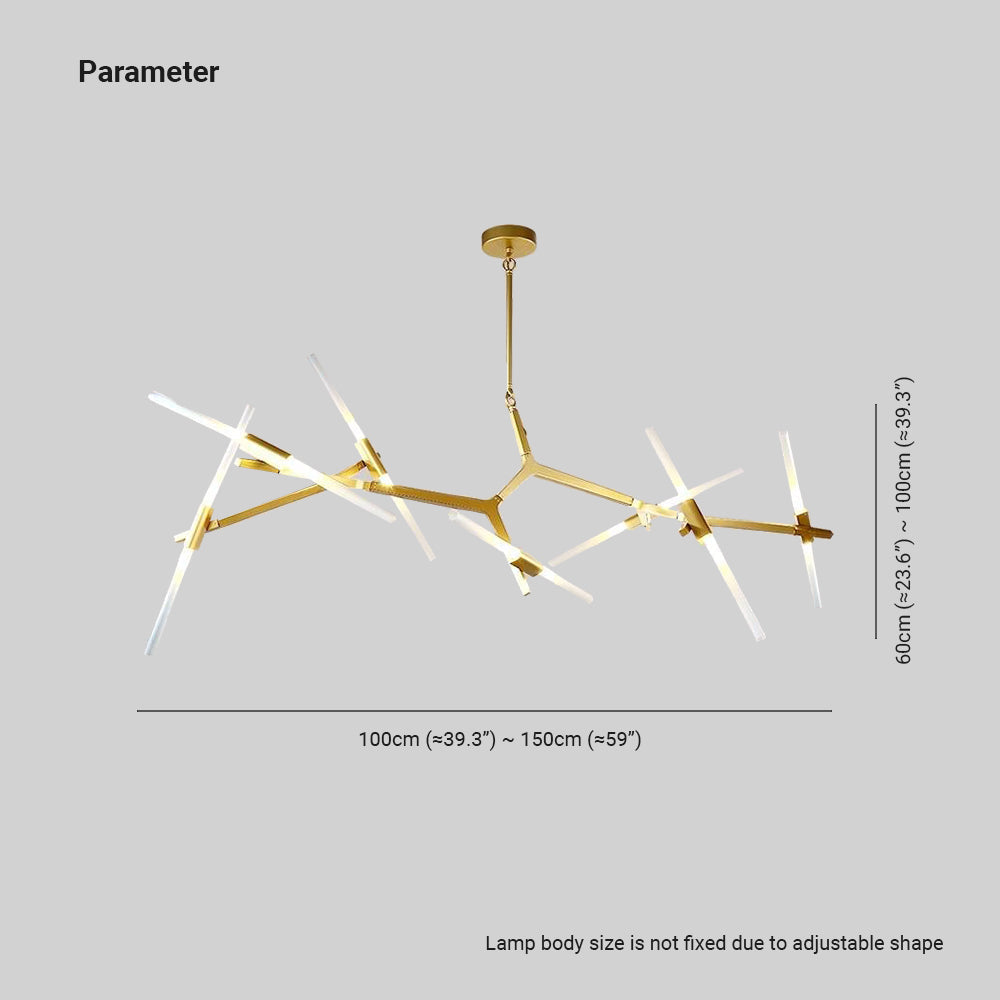 Dual Finishes Rotatable Pendant Light Arisha