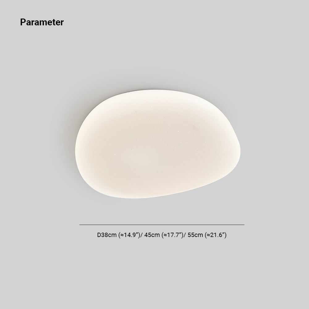 3 Colour Temperatures Ceiling Light Flush Mount With Pebble