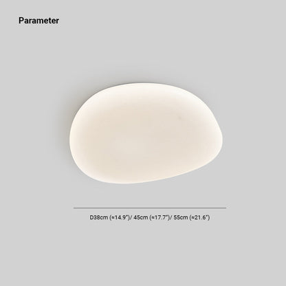 3 Colour Temperatures Ceiling Light Flush Mount With Pebble
