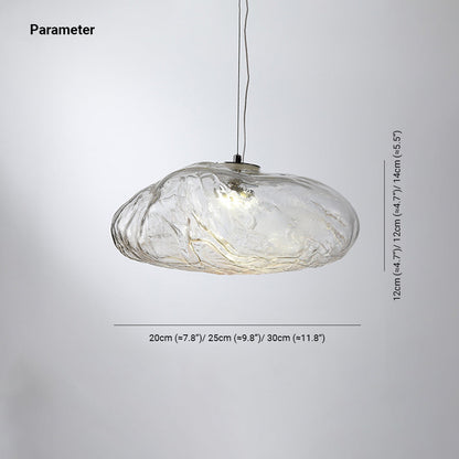 Ambient Glow Glass Globe Minimalist Pendant Light